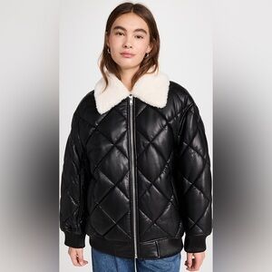 STAND STUDIO Autumn Faux Leather Jacket